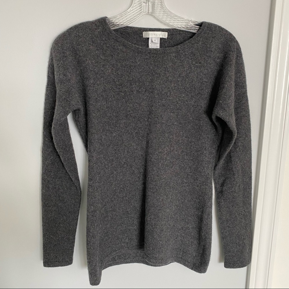 ✨ Grey Cashmere Sweater​​​​​